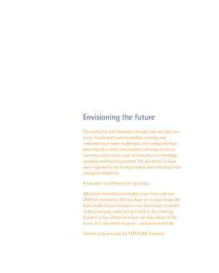 Tata Elxsi Annual Report 2010 | PDF