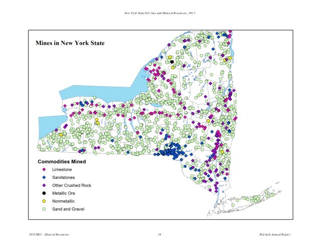 DEC Annual Report: New York State Oil, Gas and Mineral Resources 2013