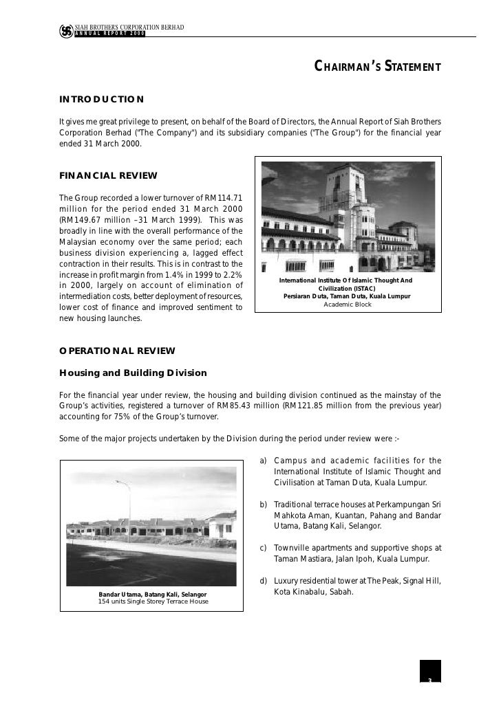 SBC Corporation Berhad: Annual Report 2000
