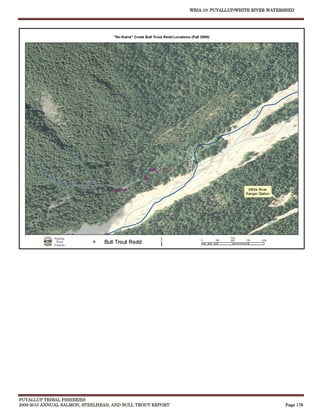 WRIA 10: PUYALLUP/WHITE RIVER WATERSHED




PUYALLUP TRIBAL FISHERIES
2009-2010 ANNUAL SALMON, STEELHEAD, AND BULL TROUT REPORT                                      Page 176
 