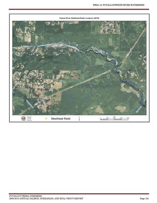 WRIA 10: PUYALLUP/WHITE RIVER WATERSHED




PUYALLUP TRIBAL FISHERIES
2009-2010 ANNUAL SALMON, STEELHEAD, AND BULL TROUT REPORT                                      Page 181
 
