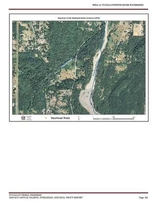 WRIA 10: PUYALLUP/WHITE RIVER WATERSHED




PUYALLUP TRIBAL FISHERIES
2009-2010 ANNUAL SALMON, STEELHEAD, AND BULL TROUT REPORT                                      Page 182
 