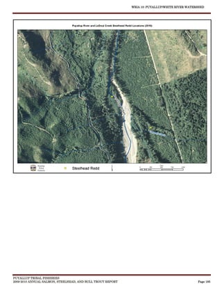 WRIA 10: PUYALLUP/WHITE RIVER WATERSHED




PUYALLUP TRIBAL FISHERIES
2009-2010 ANNUAL SALMON, STEELHEAD, AND BULL TROUT REPORT                                      Page 185
 