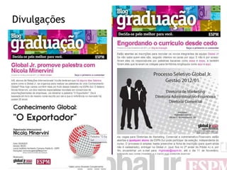 Divulgações
 