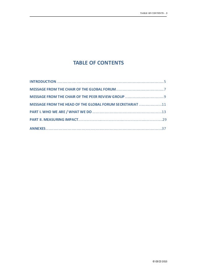 Annual report 2013 global forum on transparency and Annual report 2013 global forum on transparency and