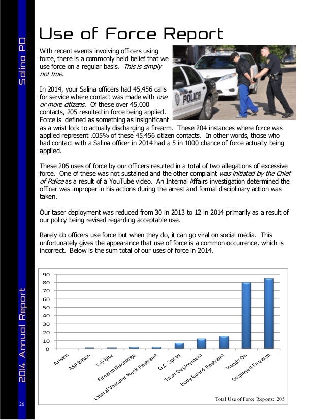 city of salina 2014 police department annual report city of austin incident report