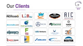 Our Clients Annual report
2015
 