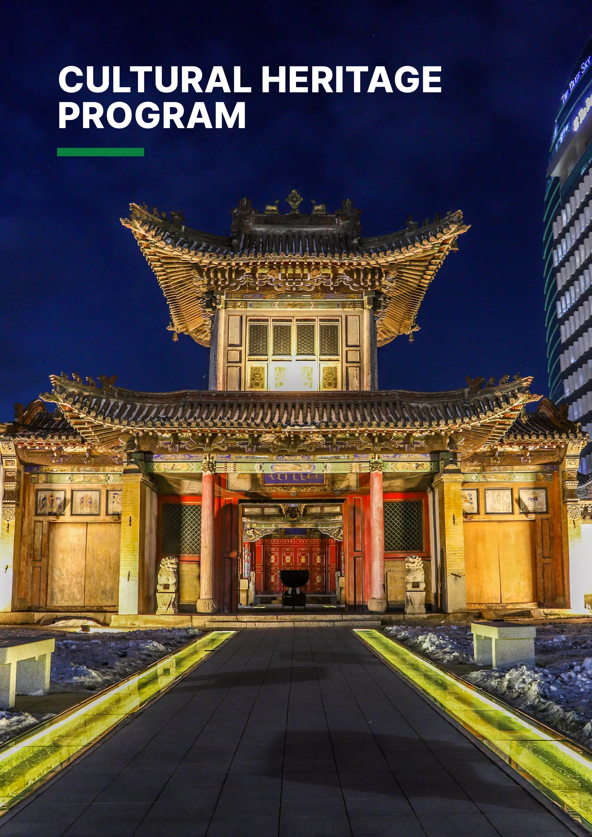 CULTURAL HERITAGE
PROGRAM
 