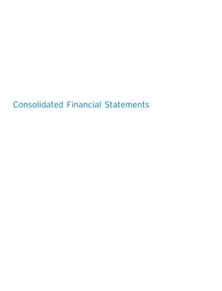 Consolidated Financial Statements

 