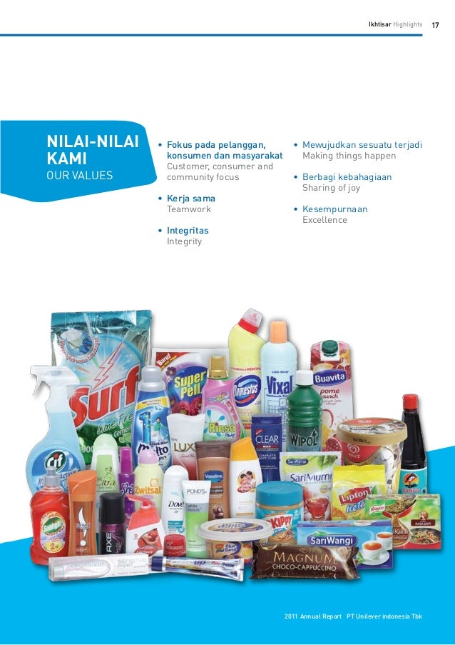 Annual report unilever 2011