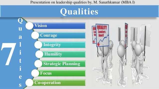 Leadership qualities essays for mba