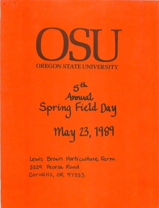 1989 Annual Student Field Day
