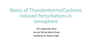 04th September 2015
Annual Talk by Adarsh Dube
Guided by Dr. Rajesh Singh.
 