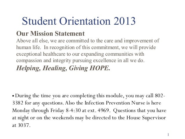 redmond student orientation