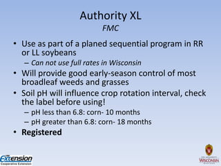 Annual weed management