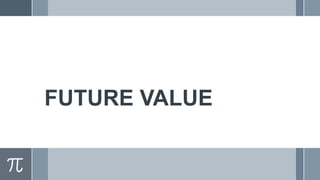 FUTURE VALUE
 