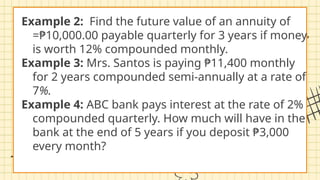 General mathematics Annuity powerpoint ppt | PPTX