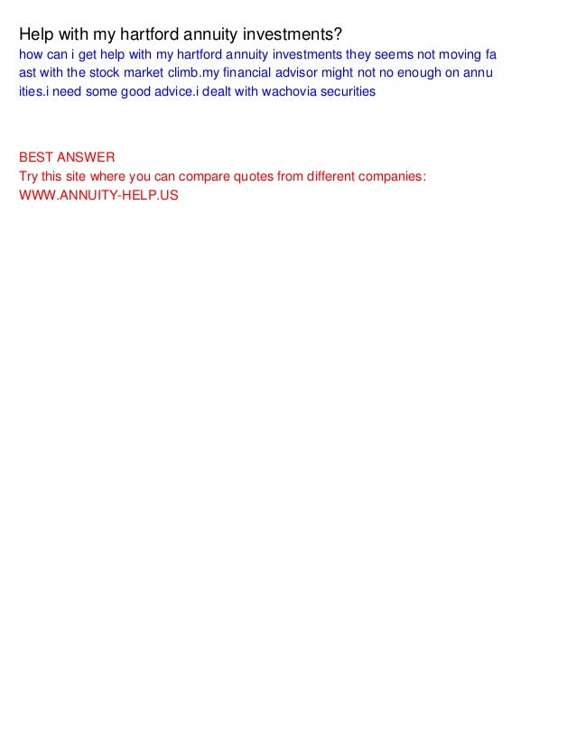 Hartford Annuity Login >> Help With My Hartford Annuity Investments Hartford Annuity Login >> Help With My Hartford Annuity Investments