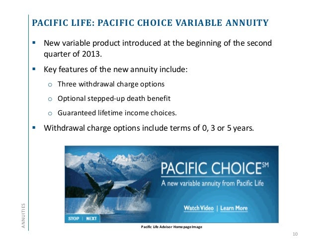 Pacific life investment options