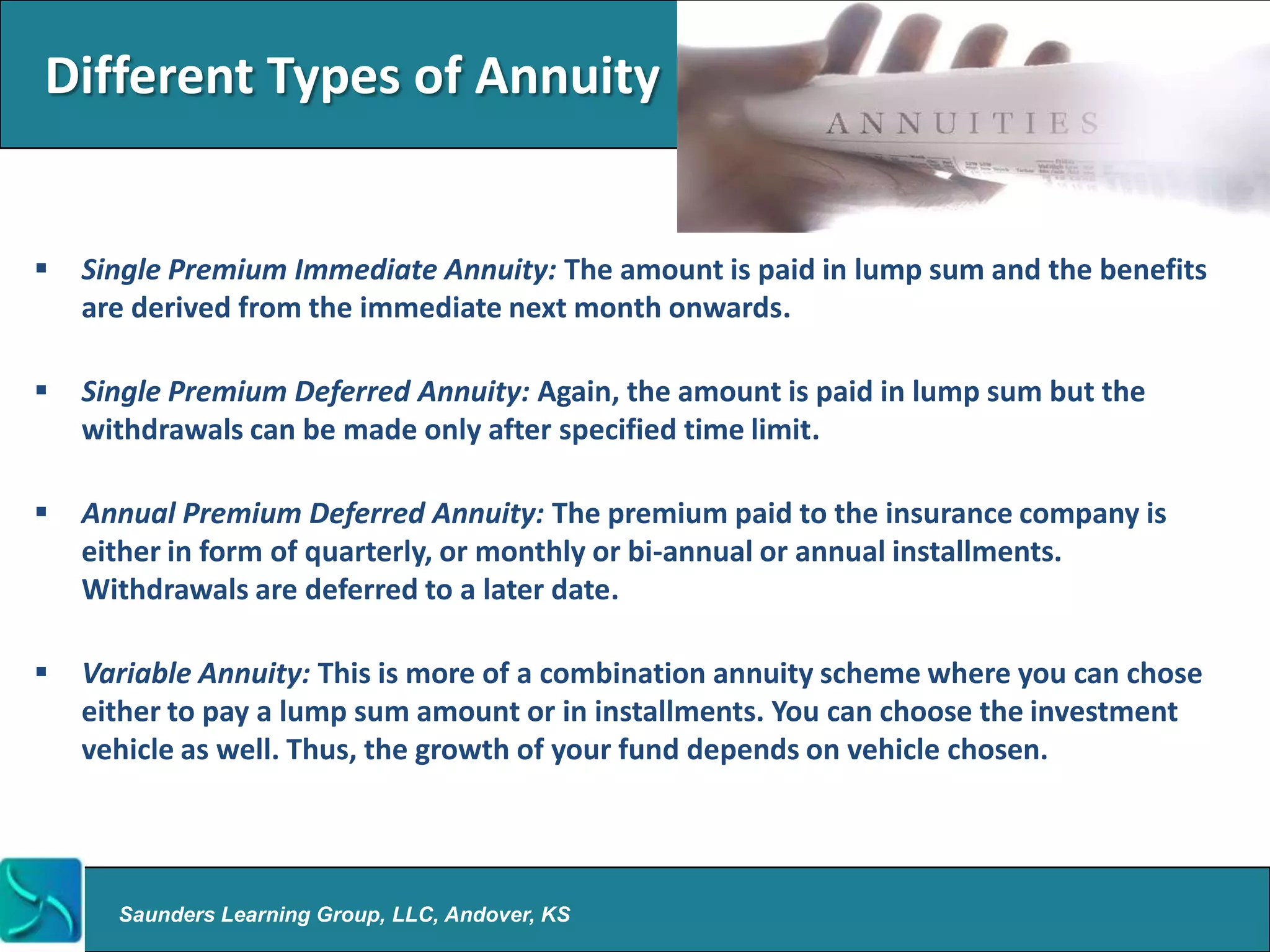 Annuity Basics