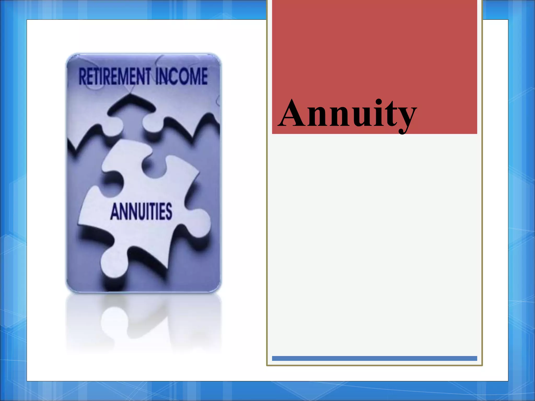 Annuity