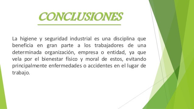 Higiene y Seguridad Industrial