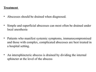 Simple Abscess ano-rectal disorders (Background, Anatomy, Pathophysiology ...