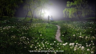 que no se ponga la luna de miel.

 