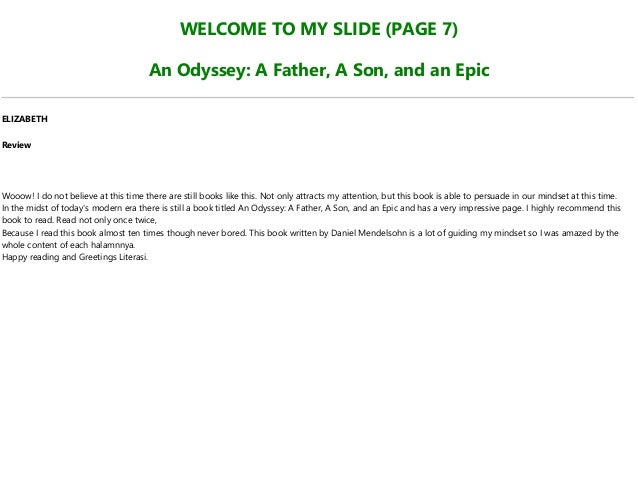 the odyssey full text
