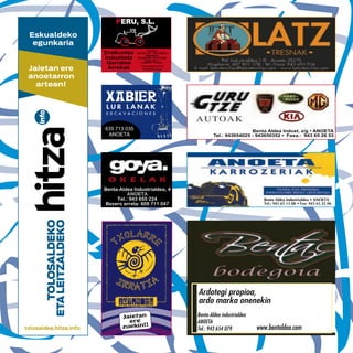 Anoeta'13 aldizkaria