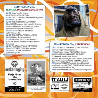 Anoeta'13 aldizkaria