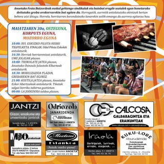 Anoeta'13 aldizkaria