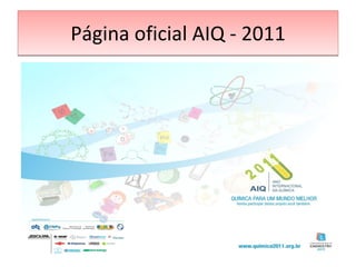 Página oficial AIQ - 2011 