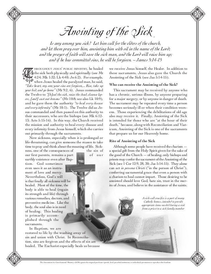 Anointing of the sick
