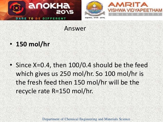 recycling department of chemical engineering