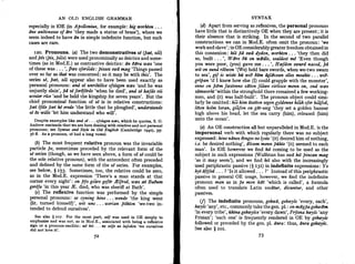 An old english grammar