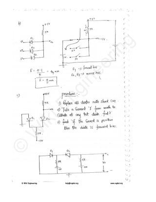 Analog Electronics HandWritten Notes | PDF
