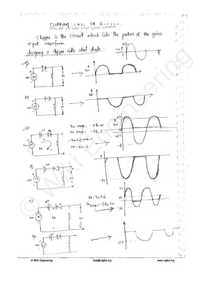 Analogue Electronics Notes.pdf Analog Electronics HandWritten Notes | PDF