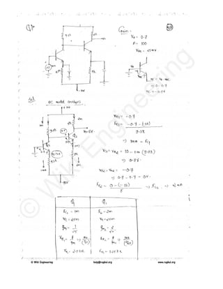 Analogue Electronics Notes.pdf Analog Electronics HandWritten Notes | PDF