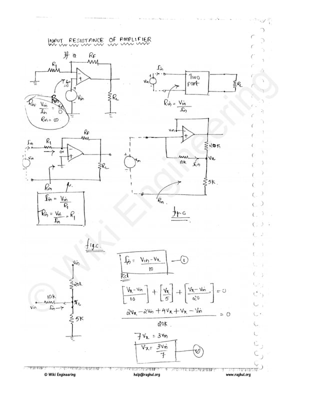 Analog Electronics HandWritten Notes | PDF