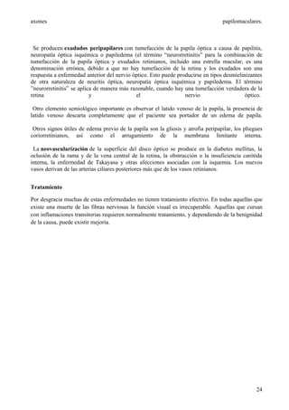 Anomalías en estructura interna del ojo