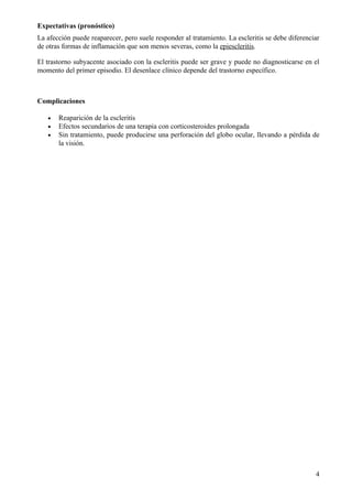 Anomalías en estructura interna del ojo