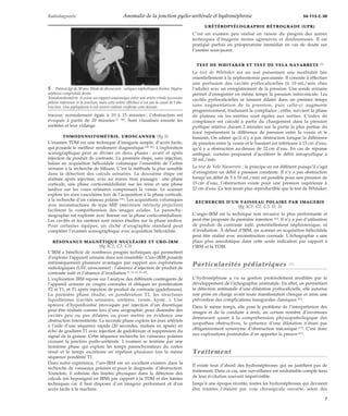 Anomalie de la jonction pyélo urétérale et hydronéphrose | PDF