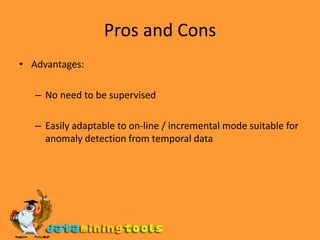 Clustering-BasedBasic idea:Cluster the data into groups of different densityChoose points in small cluster as candidate outliersCompute the distance between candidate points and non-candidate clusters. If candidate points are far from all other non-candidate points, they are outliers