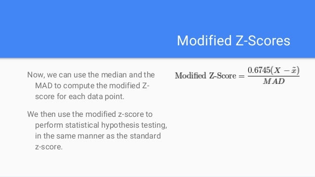 Z score trading system