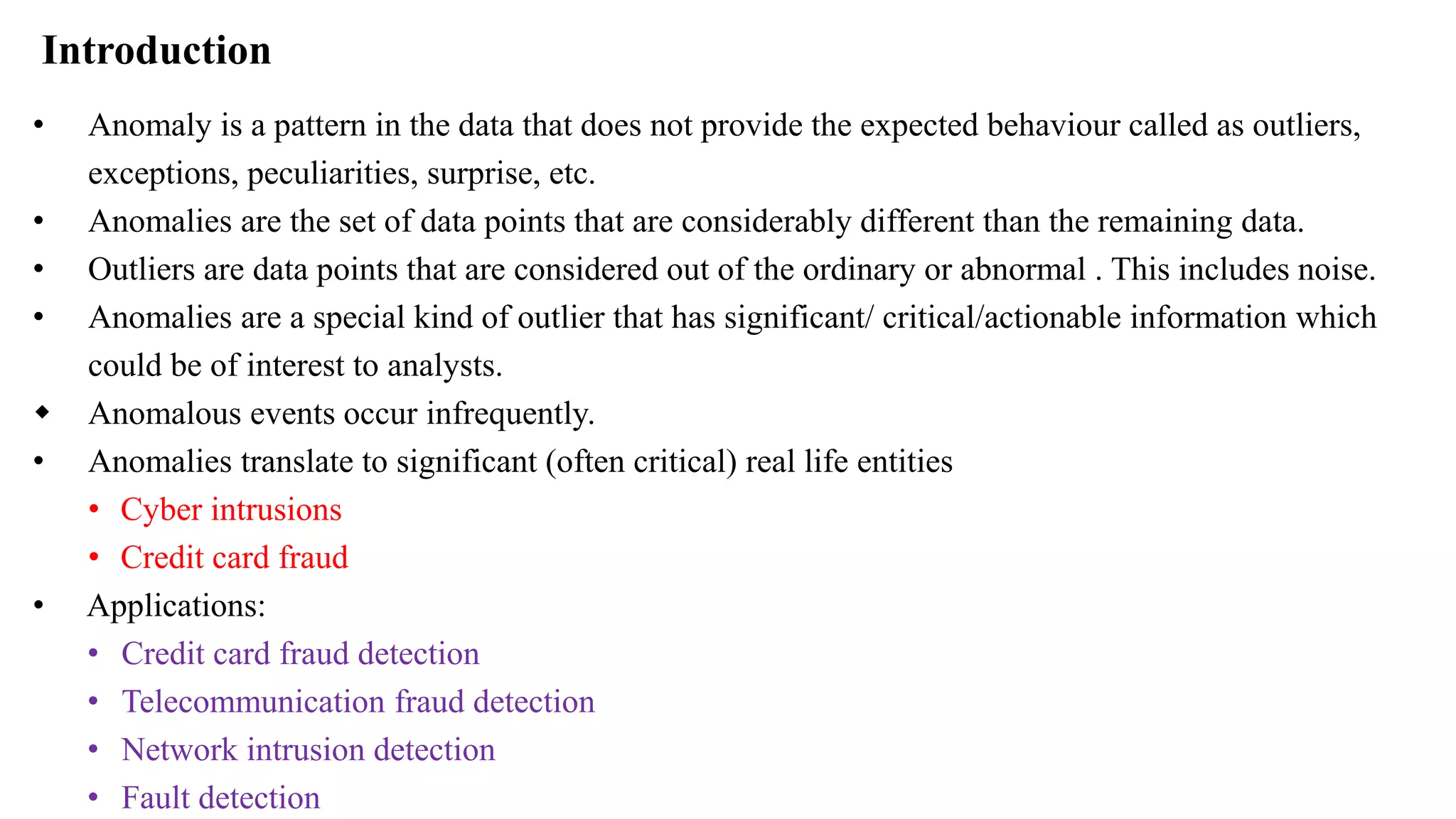 Anomaly detection (Unsupervised Learning) in Machine Learning | PDF