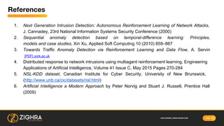 PAGE©2018 ZIGHRA | WWW.ZIGHRA.COM 26
References
.
1. Next Generation Intrusion Detection: Autonomous Reinforcement Learnin...