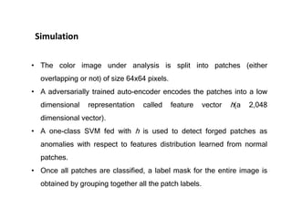 Anomaly detection using deep one class classifier | PPTX
