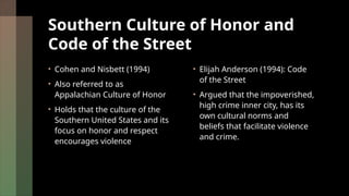 Anomie, Strain, and Subcultural Theories | PPTX