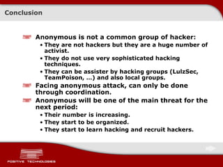 Anonymous Attacks On Tunisian Government | PPT